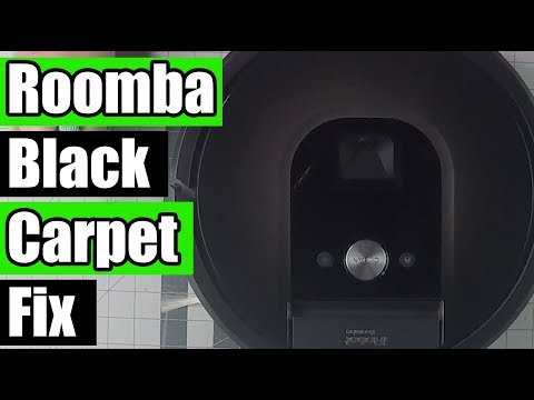 Error Roomba: resolver atascos en alfombras negras