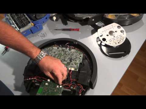 Reparación sensores iRobot Roomba: desmontar y colocar pegatina