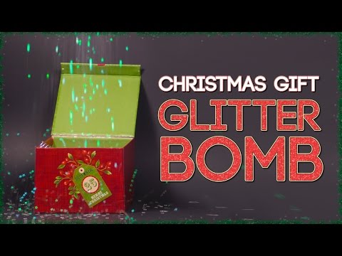Cómo hacer una bomba del brillo de Navidad