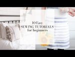 10 sencillos tutoriales de costura para principiantes | Curso en línea libre