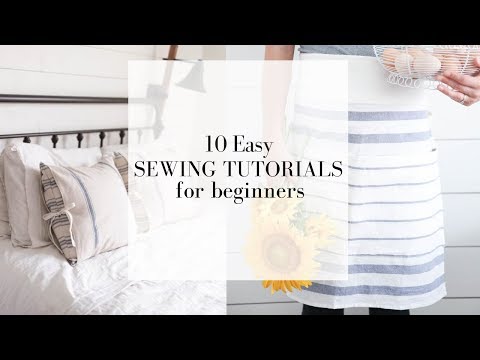 10 sencillos tutoriales de costura para principiantes | Curso en línea libre