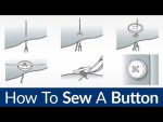Cómo coser un botón | Rápido y fácil de coser A Mano
