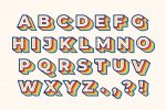 como hacer letras en 3d gigantes